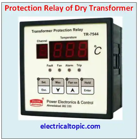 Dry type transformer safety 