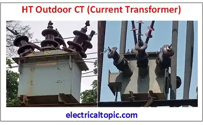 HT current transformer(CT) : outdoor types, diagram and working principle.