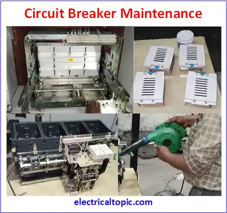 Circuit breaker preventive maintenance diagram.