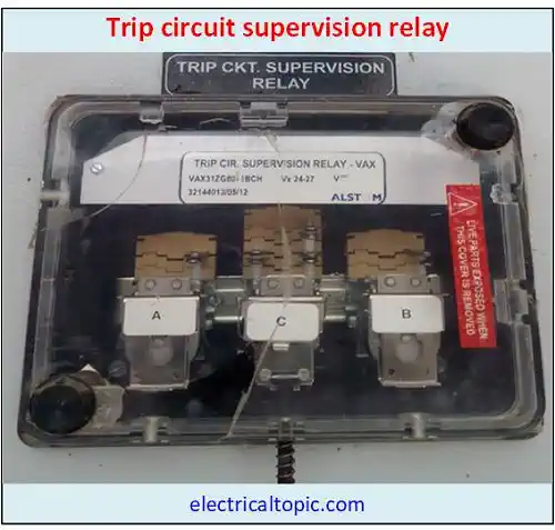 Trip circuit supervision relay: basic principle and diagram